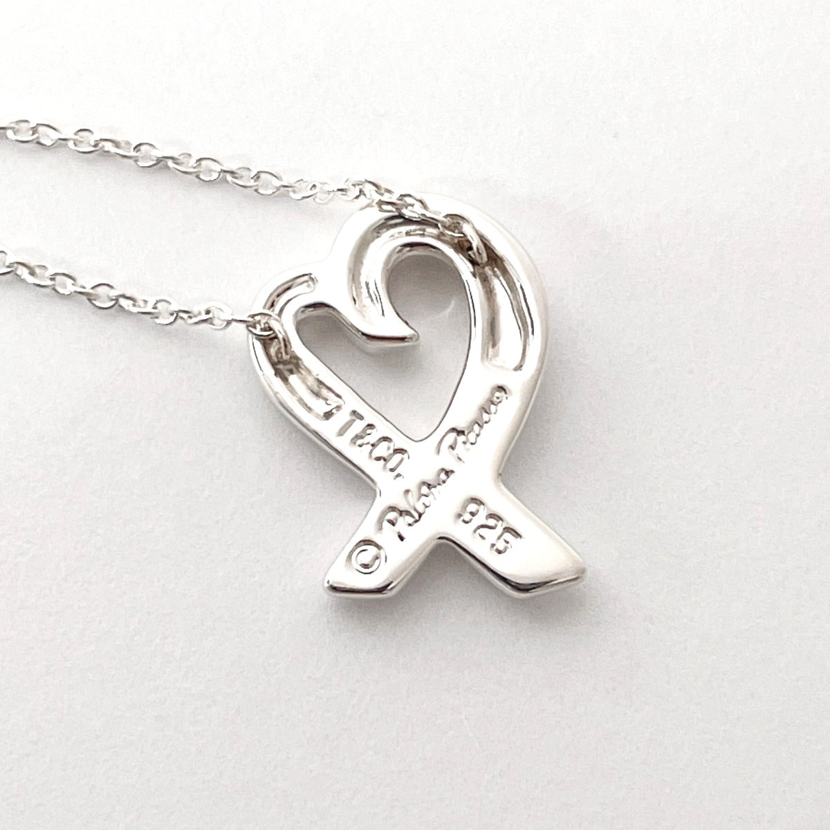 Tiffany & Co Loving Heart Necklace Silver 925