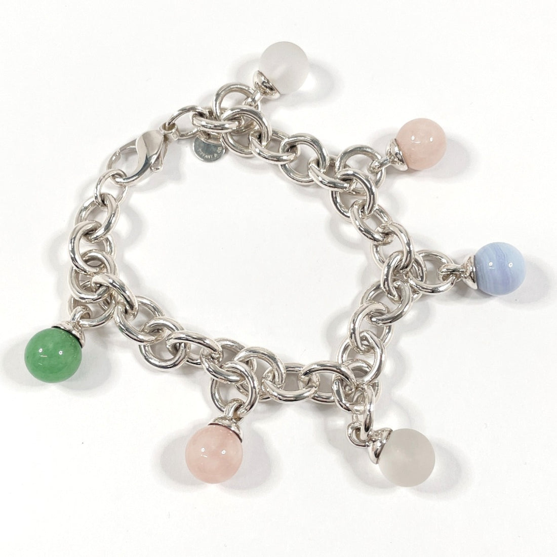 Tiffany & Co Silver 925 Multicolor Stone Bracelet