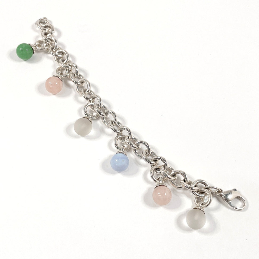 Tiffany & Co Silver 925 Multicolor Stone Bracelet