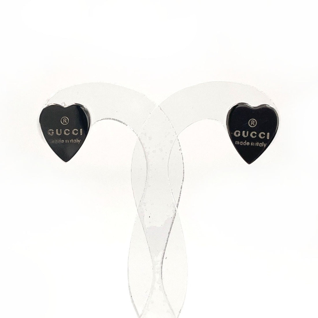 Gucci Silver 925 Heart Shape Earrings