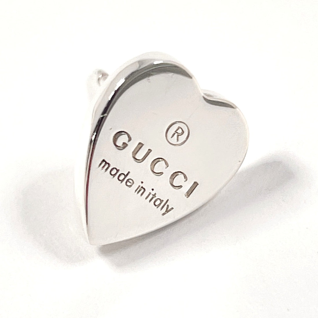 Gucci Silver 925 Heart Shape Earrings