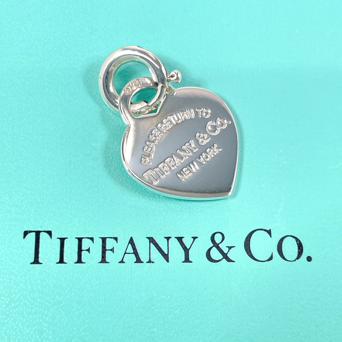 Tiffany & Co Silver 925 Heart Charm Pendant