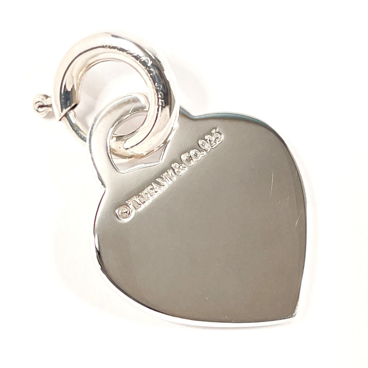 Tiffany & Co Silver 925 Heart Charm Pendant