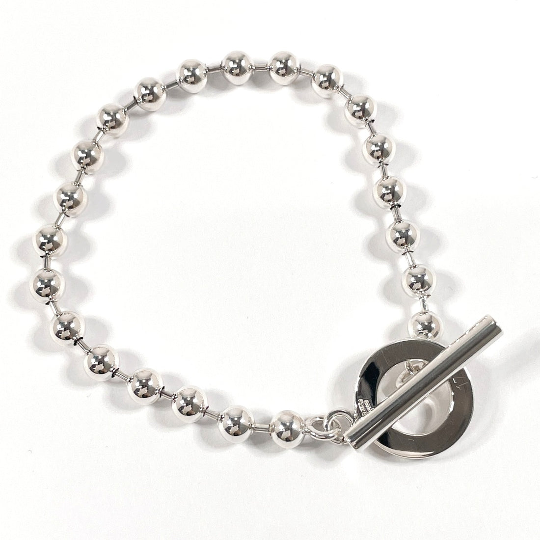 Gucci Silver 925 Ball Chain Bracelet