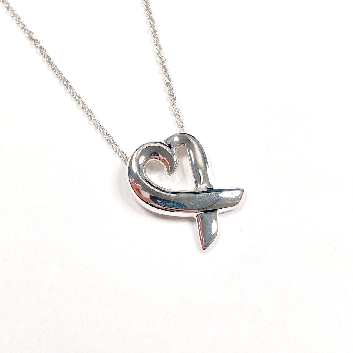 Tiffany & Co Loving Heart Necklace Silver 925