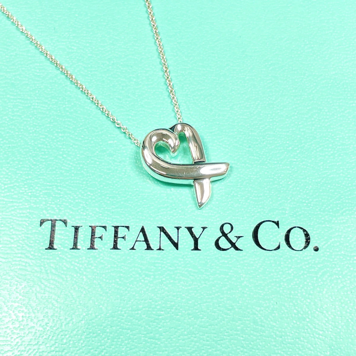 Tiffany & Co Loving Heart Necklace Silver 925