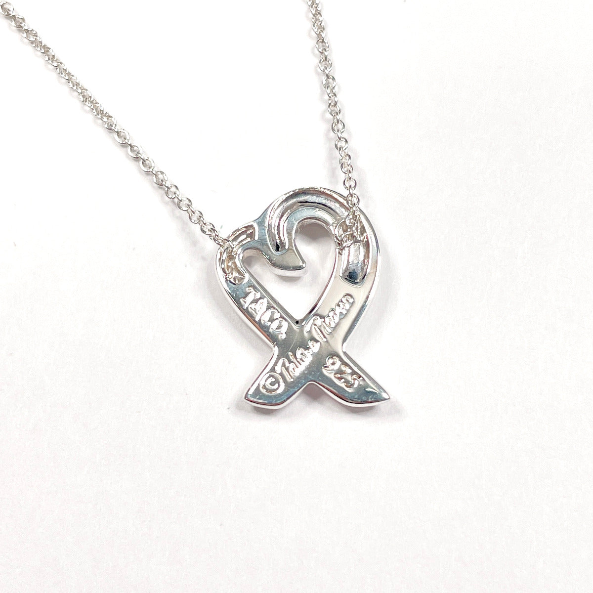 Tiffany & Co Loving Heart Necklace Silver 925