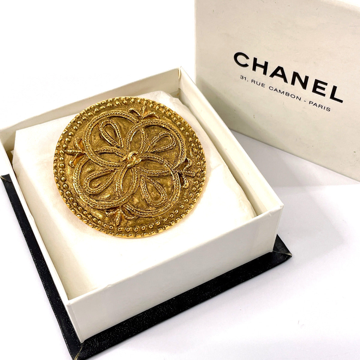 Chanel Vintage Metal Brooch