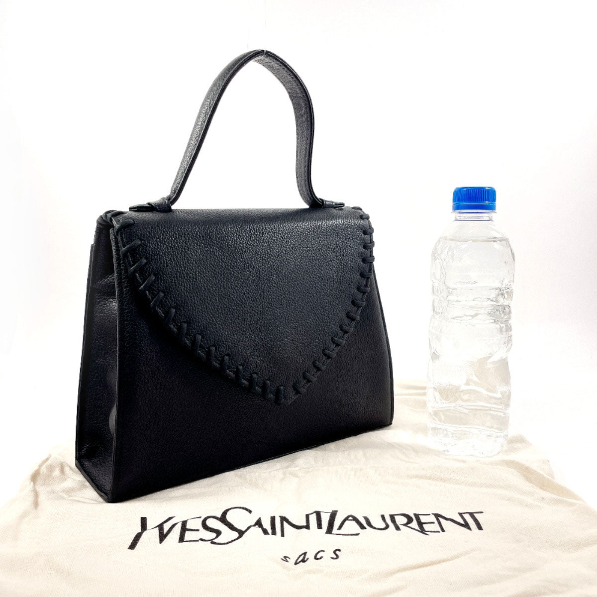 Yves Saint Laurent Leather Handbag Black