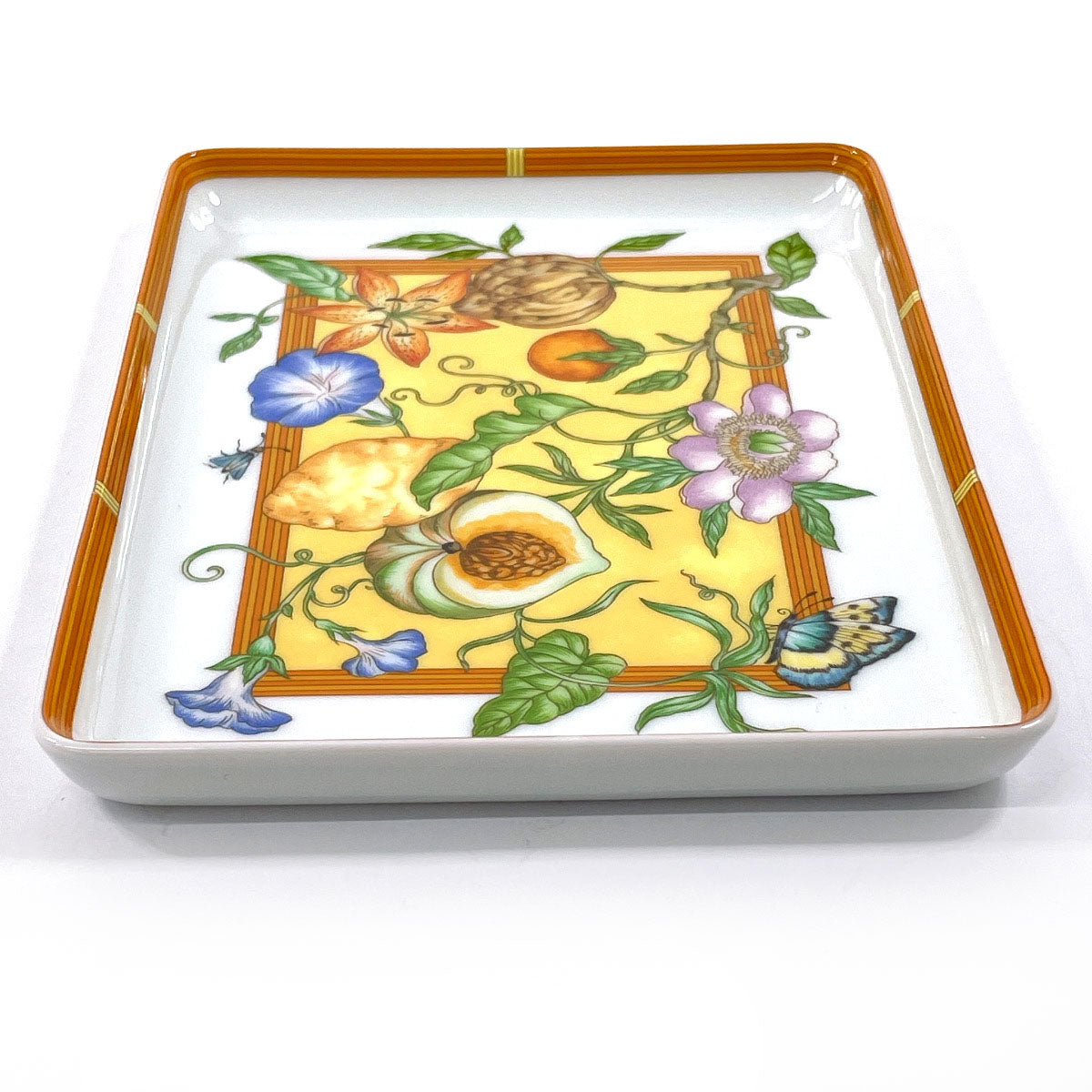 Hermes Siesta Square Plate Porcelain