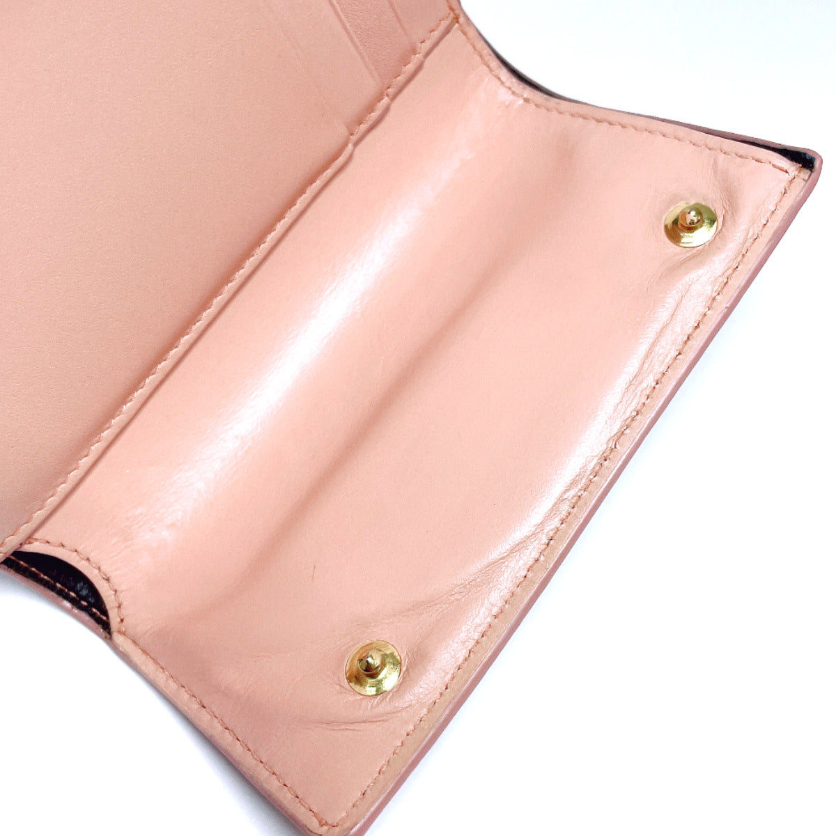 Loewe Leather Compact Wallet Pink