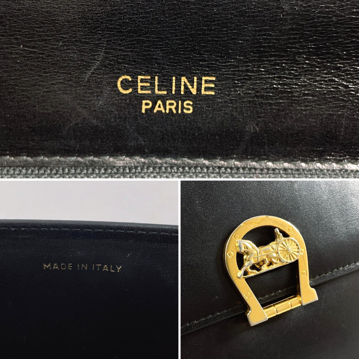 Celine Vintage Leather Shoulder Bag