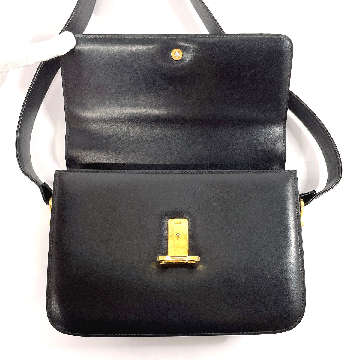 Celine Vintage Leather Shoulder Bag