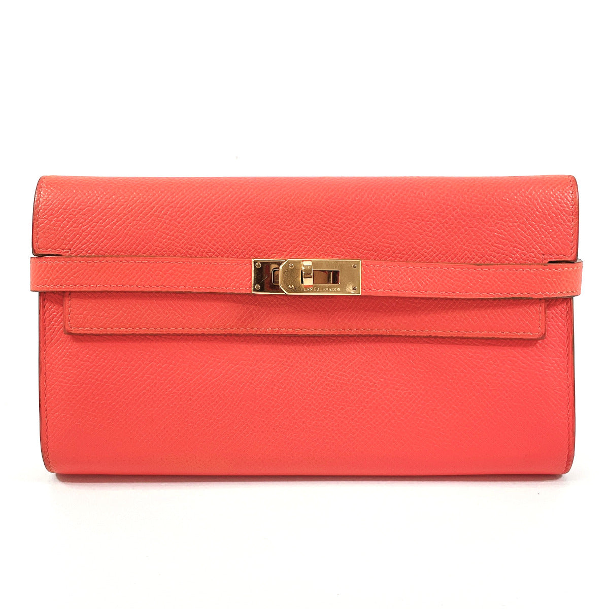 Hermes Kelly Wallet Pink Epsom Leather