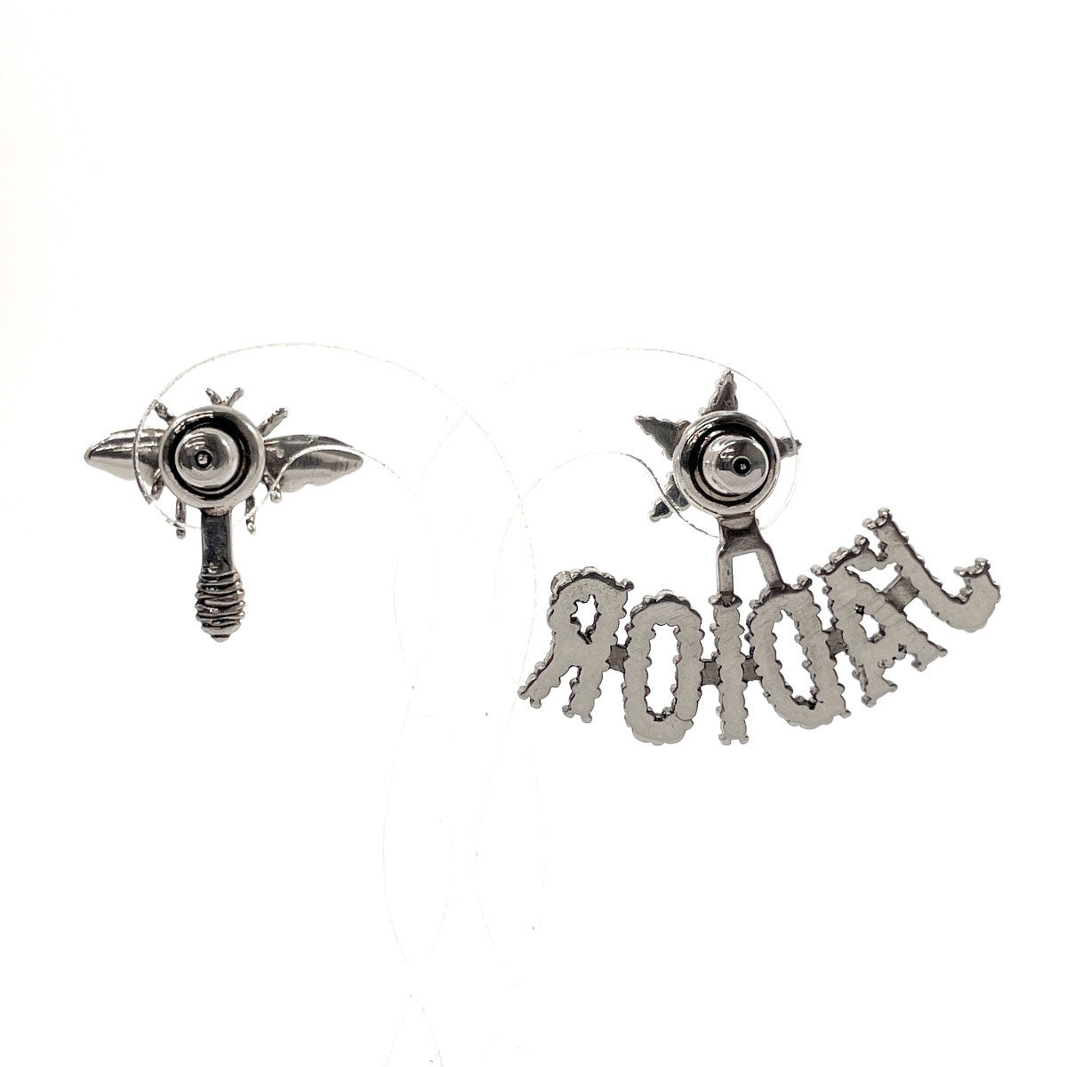 Dior J'ADIOR Star & Bee Earrings Metal Rhinestone