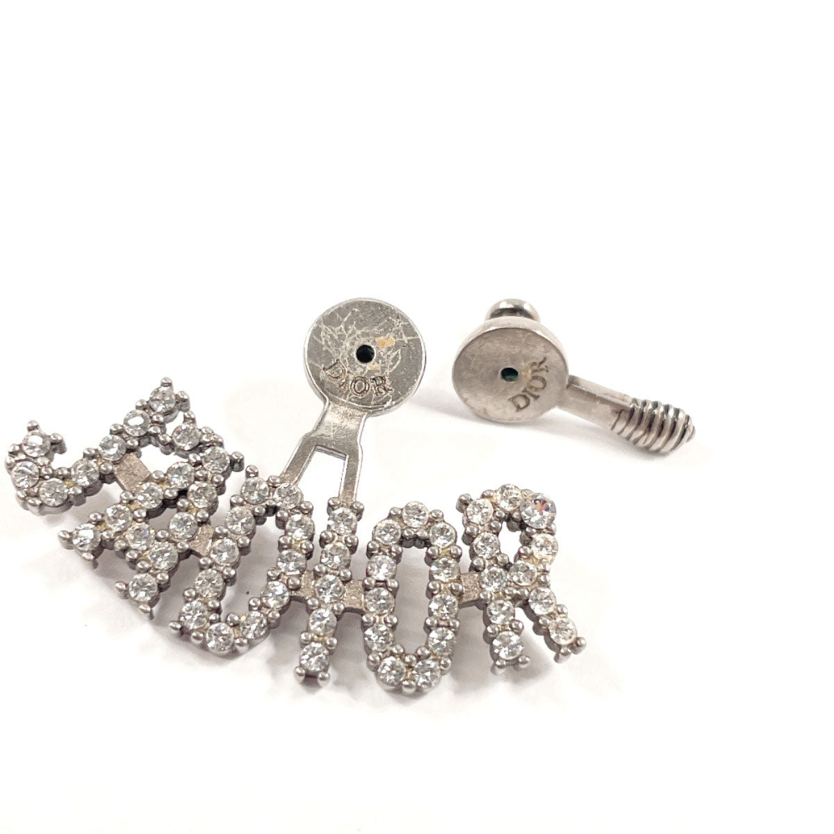 Dior J'ADIOR Star & Bee Earrings Metal Rhinestone