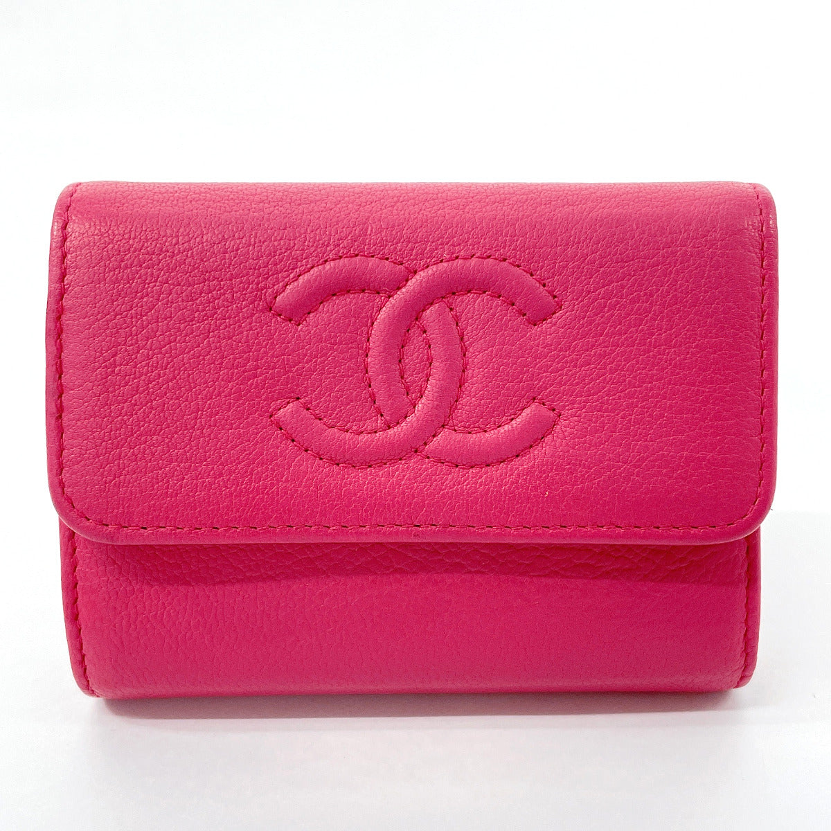 Chanel Leather Coin Case Card Holder