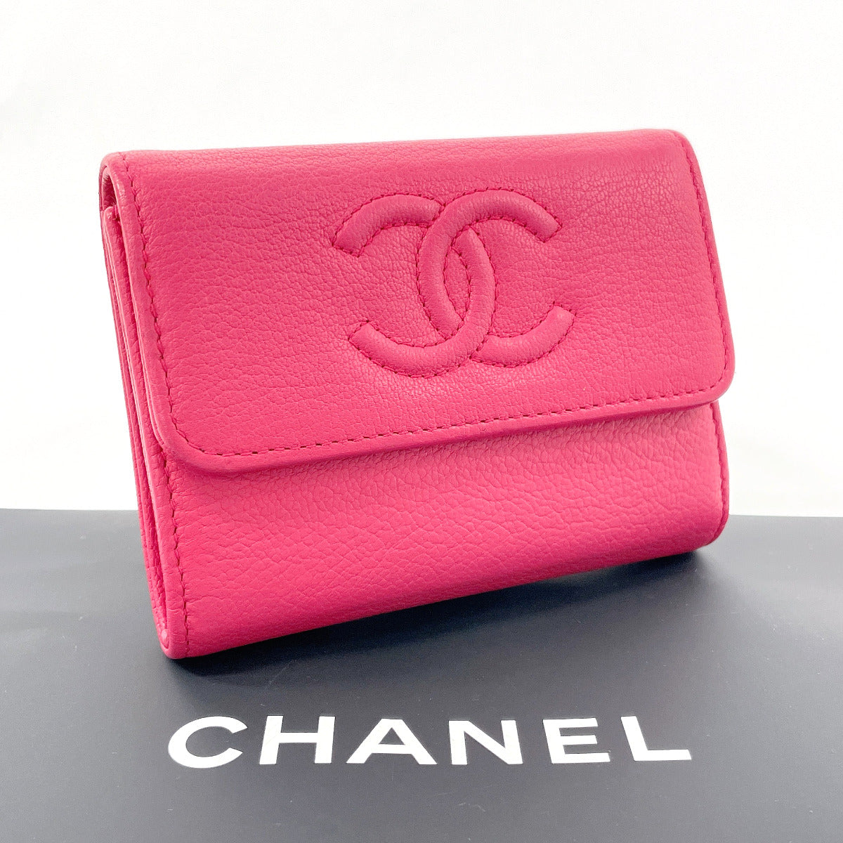 Chanel Leather Coin Case Card Holder