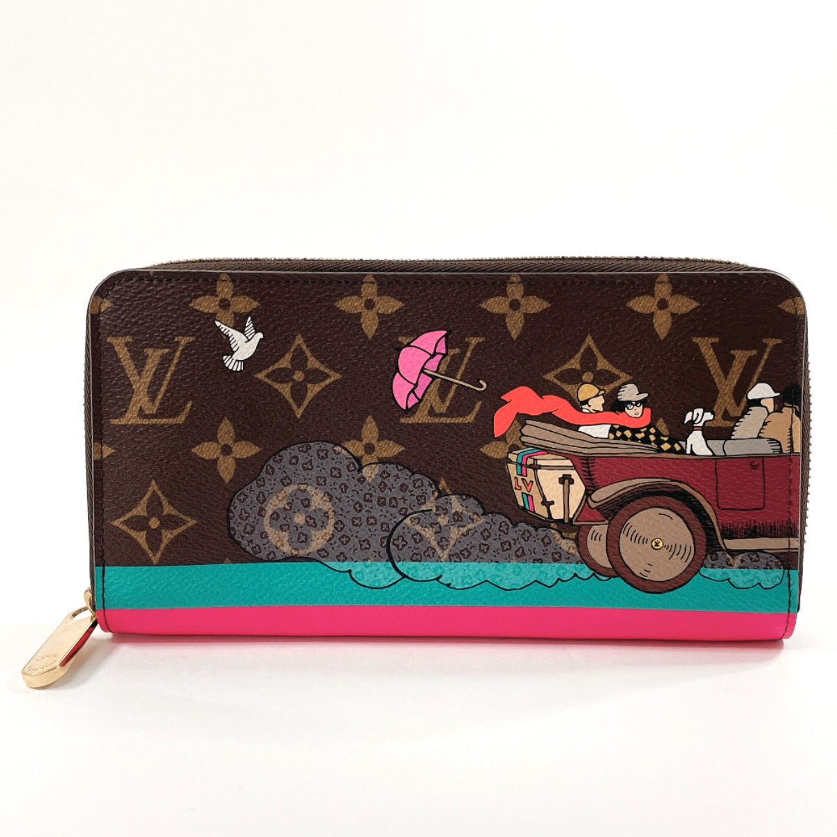 Louis Vuitton Monogram Canvas Zippy Wallet M61360