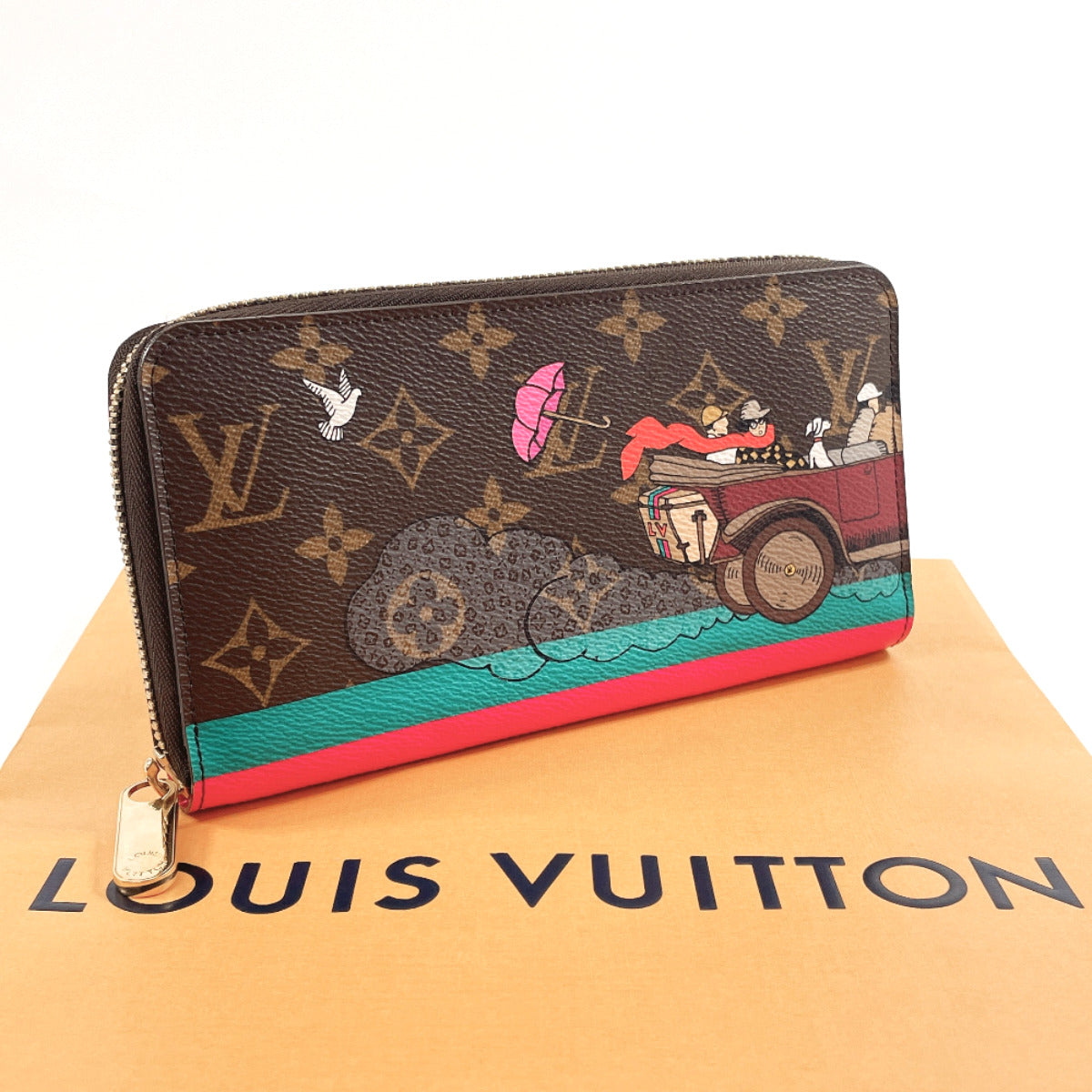 Louis Vuitton Monogram Canvas Zippy Wallet M61360