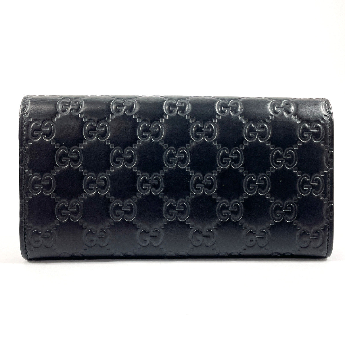 Gucci Ribbon Leather Wallet Black