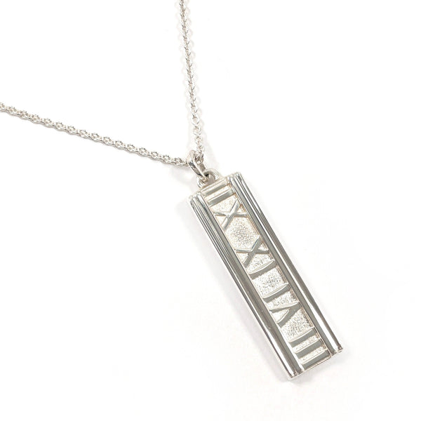 Tiffany & Co. Atlas Bar 925 Silver Necklace