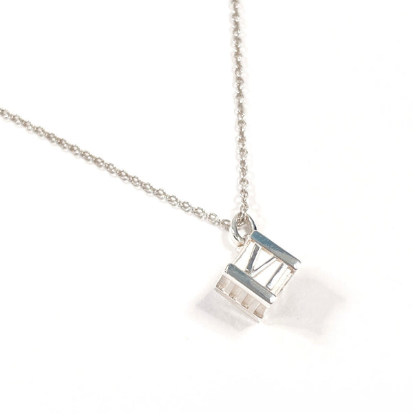 Tiffany & Co. Atlas Cube Silver Necklace