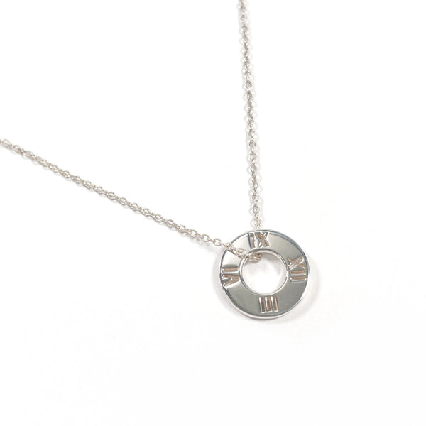 Tiffany & Co. Atlas Pierced Circle Silver Necklace