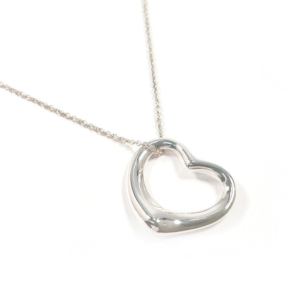 Tiffany & Co. Open Heart Elsa Peretti Silver Necklace