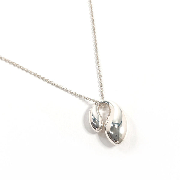 Tiffany & Co. Double Teardrop Silver Necklace