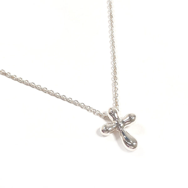 Tiffany & Co. Elsa Peretti Cross Mini Silver Necklace