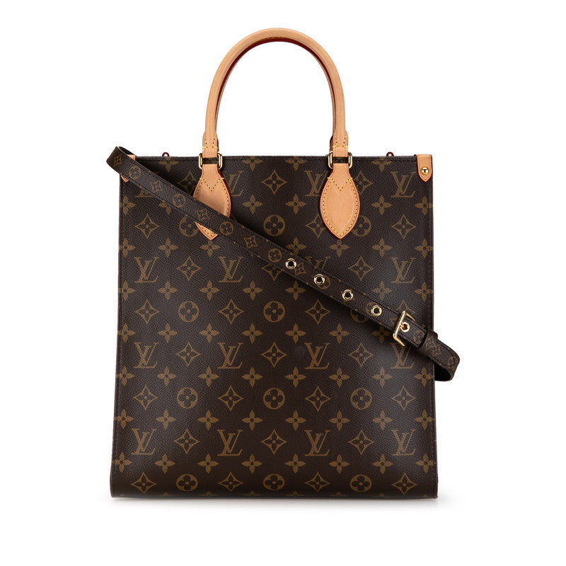 Louis Vuitton Sac Plat PM Canvas Tote Bag M45848 in Excellent condition