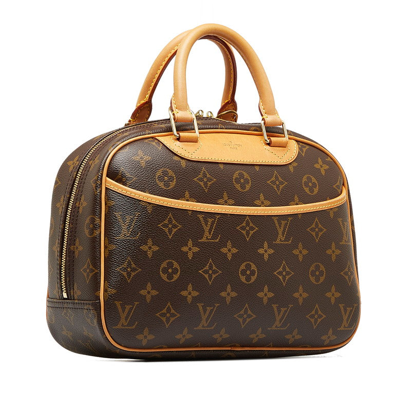 Louis Vuitton Monogram Trouville Canvas Handbag M42228 in Excellent condition