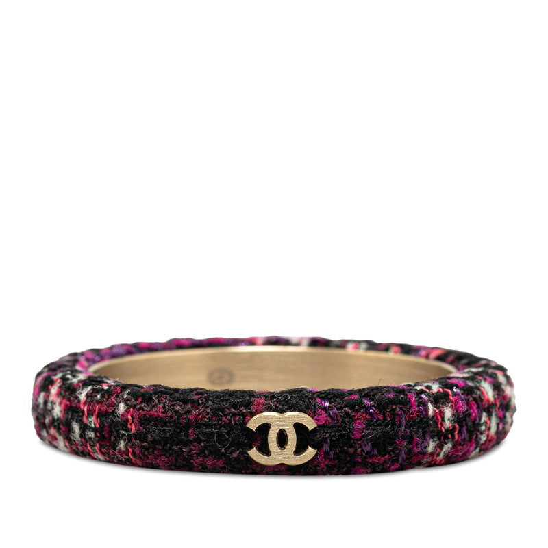 Chanel Tweed Bangle Canvas Bangle in Excellent condition