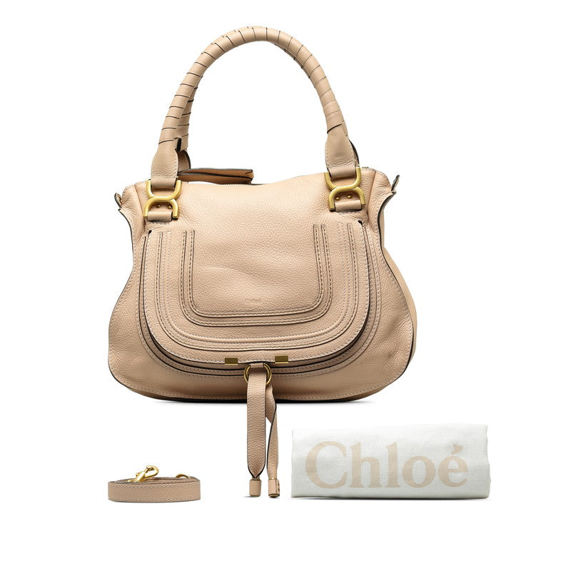 Chloe Leather Marcie Handle Bag  Leather Tote Bag in Good condition