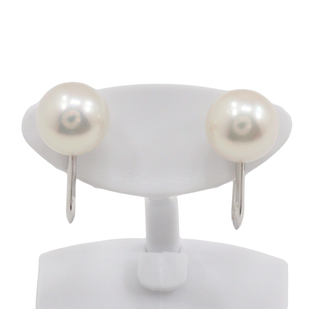 Pearl Earrings 8.0mm K14 White Gold