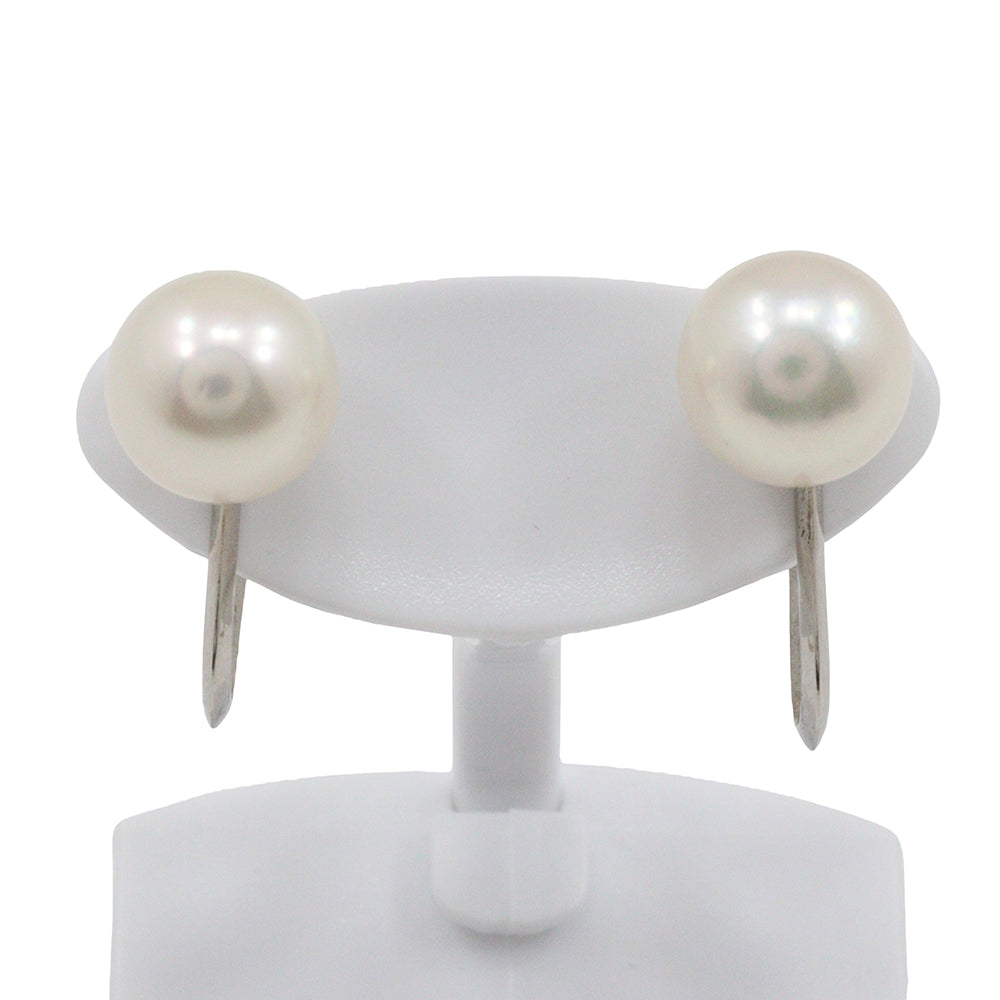 K14 White Gold Pearl Earrings