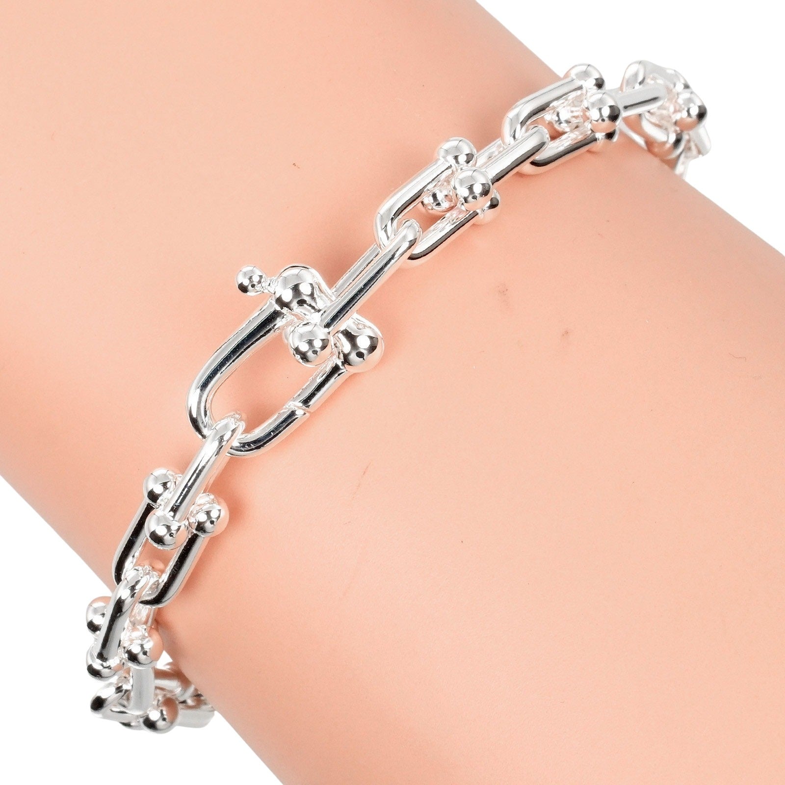 Tiffany & Co Silver 925 Hardware Small Link Bracelet