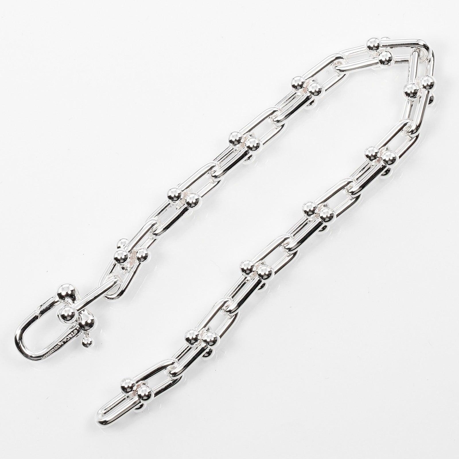 Tiffany & Co Silver 925 Hardware Small Link Bracelet