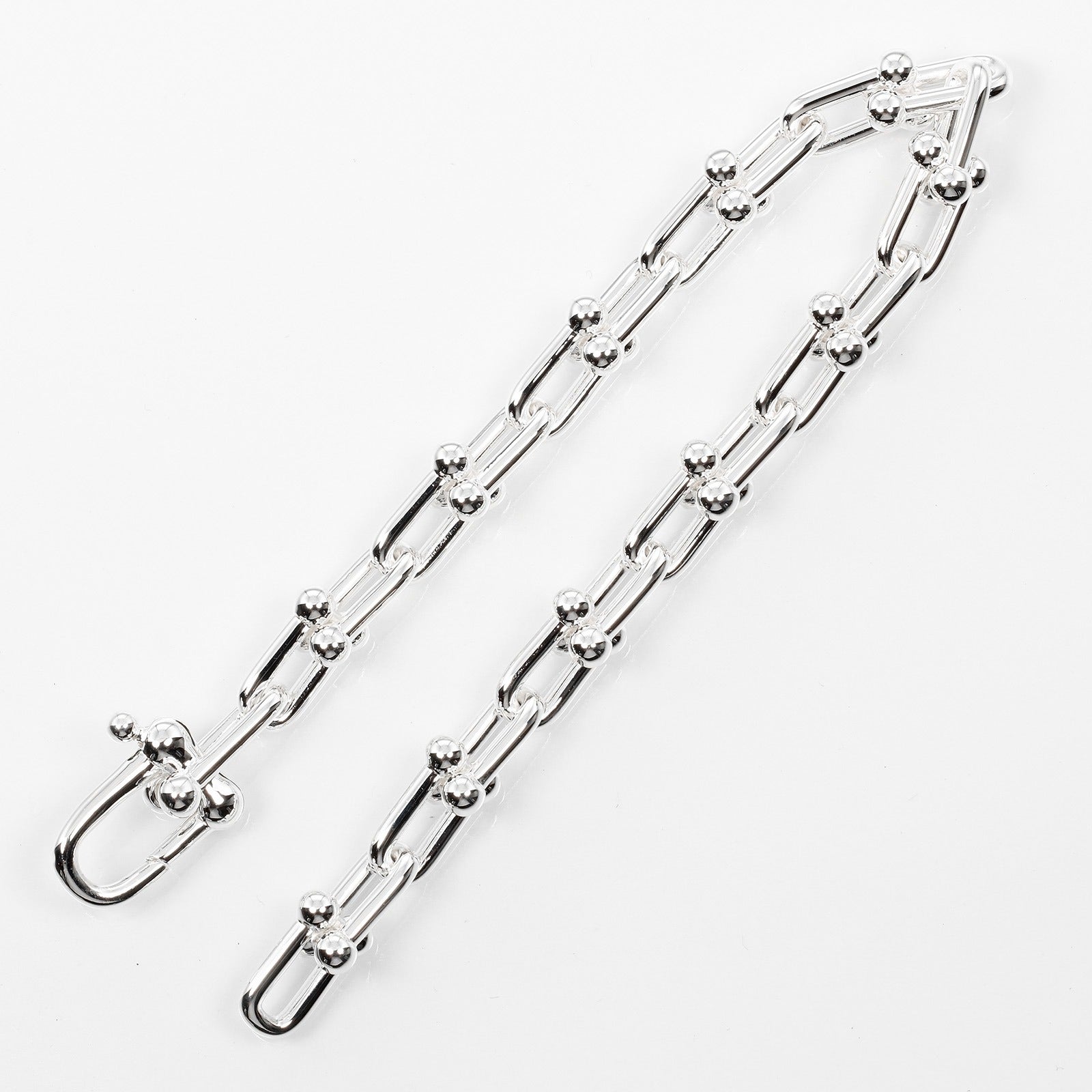 Tiffany & Co Silver 925 Hardware Small Link Bracelet