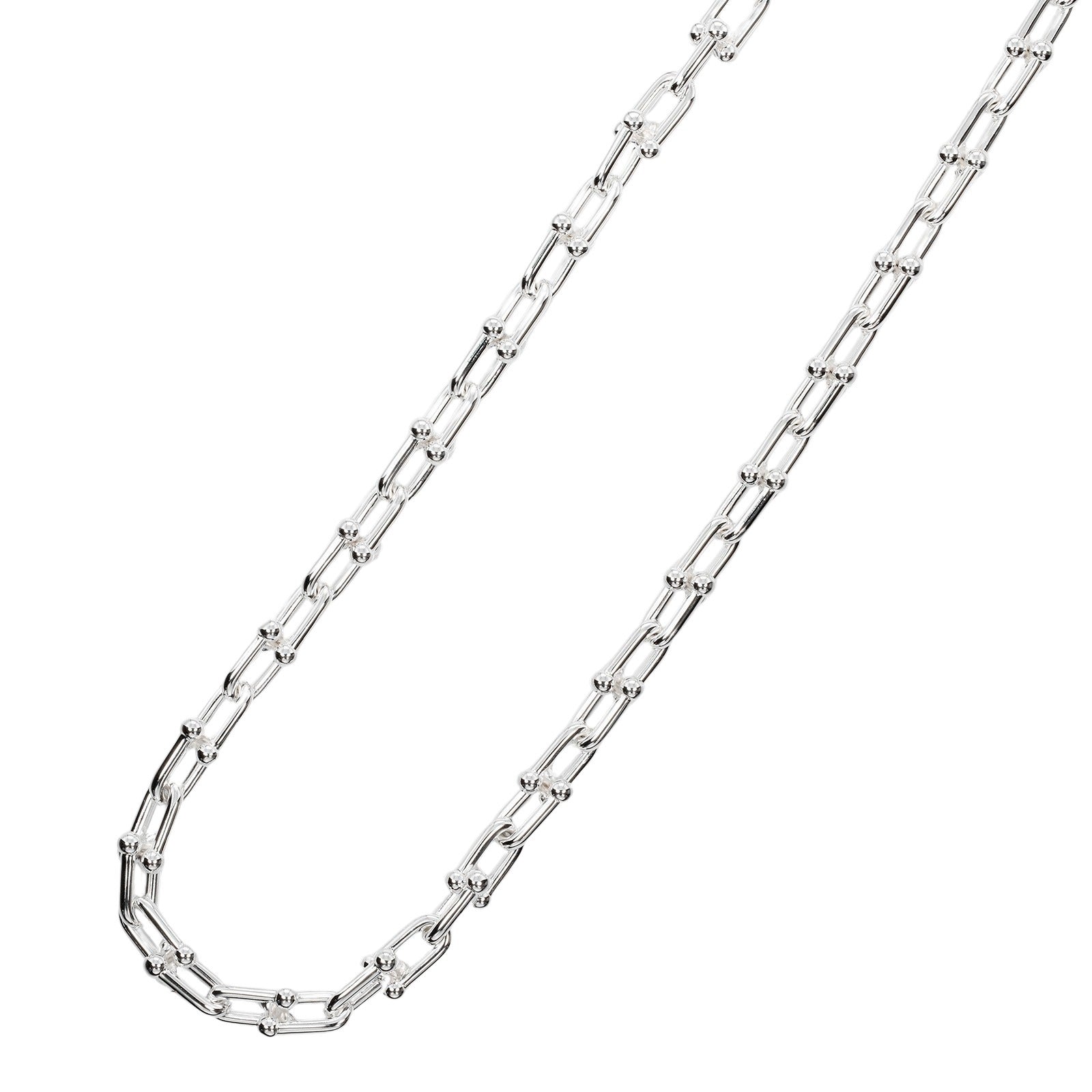 Tiffany & Co Silver 925 Hardware Small Link Necklace