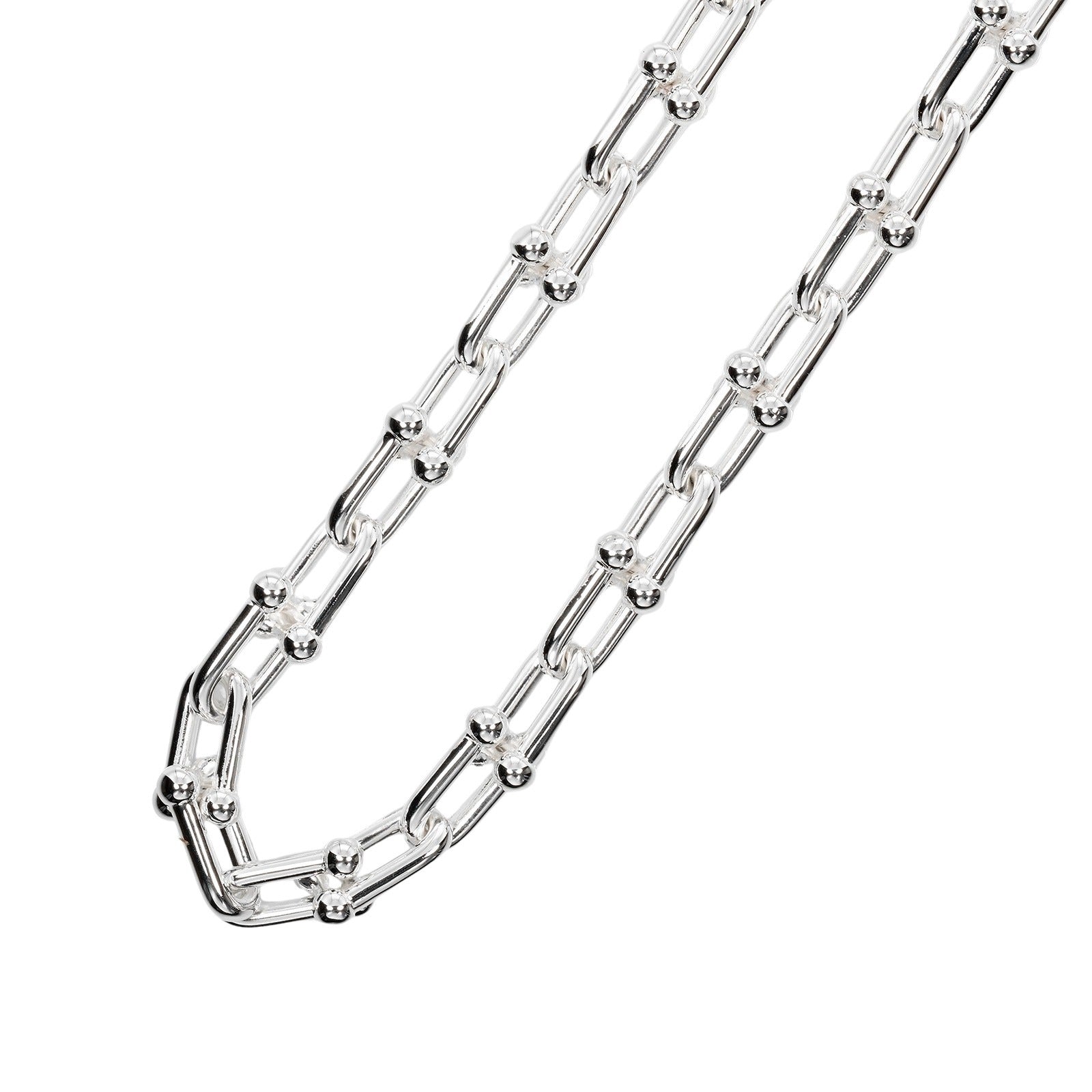 Tiffany & Co Silver 925 Hardware Small Link Necklace