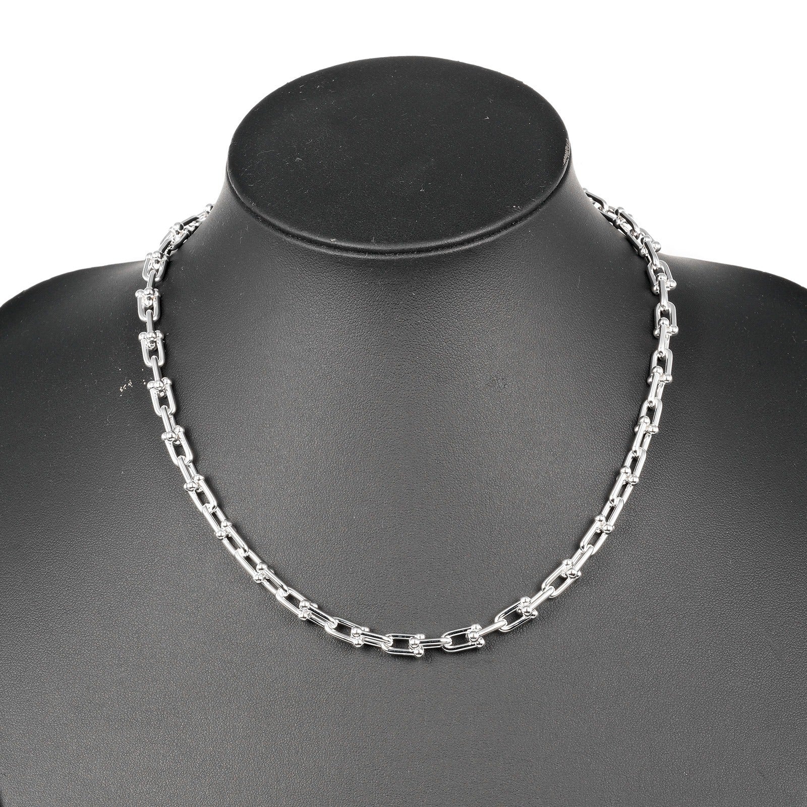 Tiffany & Co Silver 925 Hardware Small Link Necklace