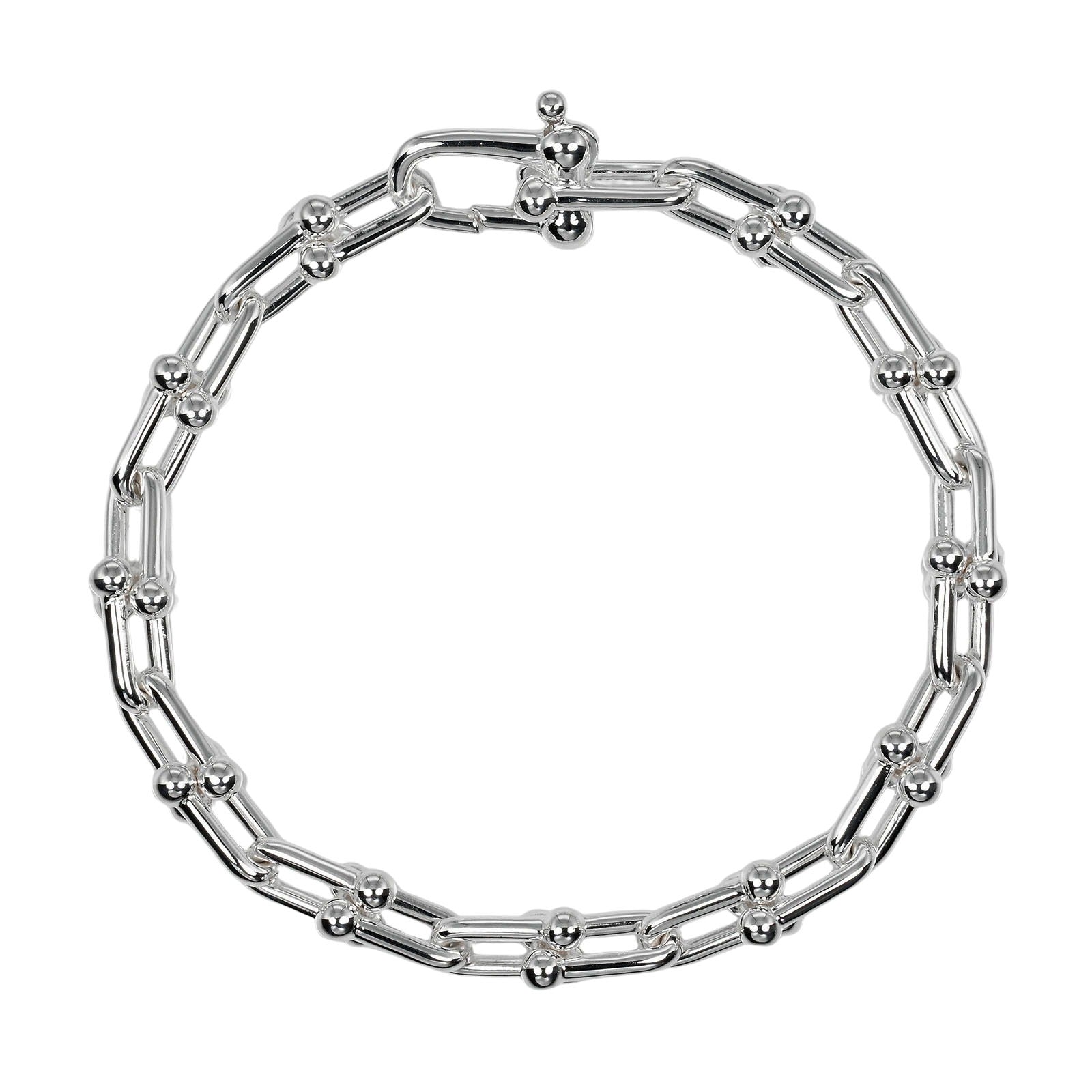 Tiffany & Co Silver 925 Hardware Small Link Bracelet