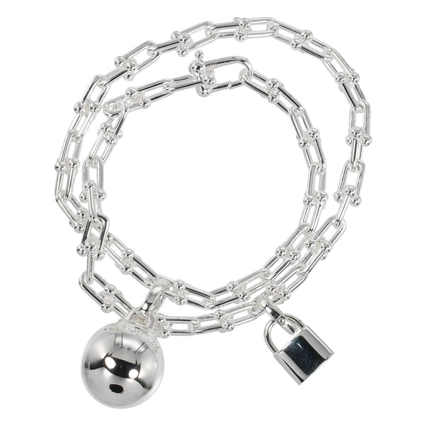 TIFFANY&Co. HardWear Small Wrap Silver Bracelet
