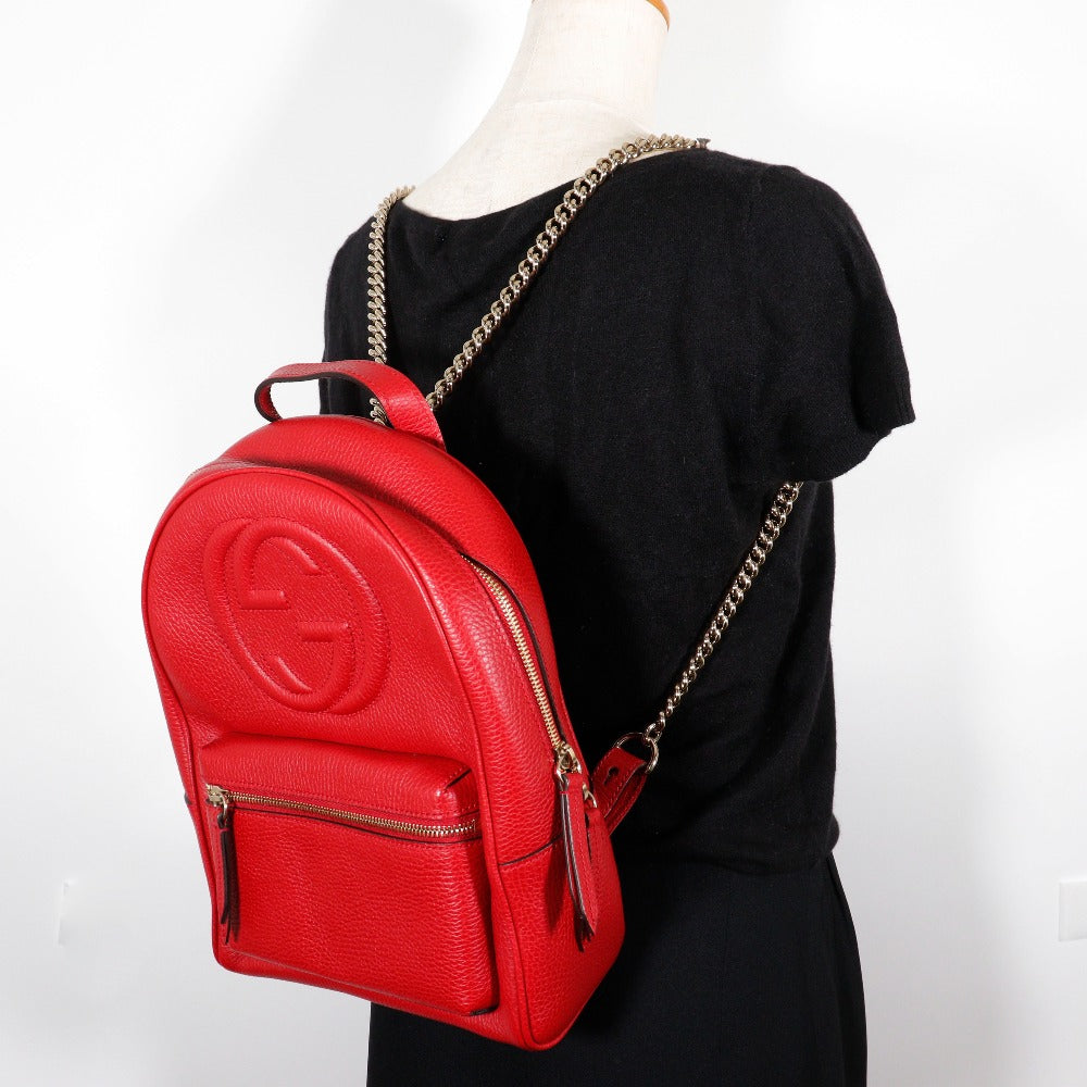 Gucci Soho Leather Backpack 536192