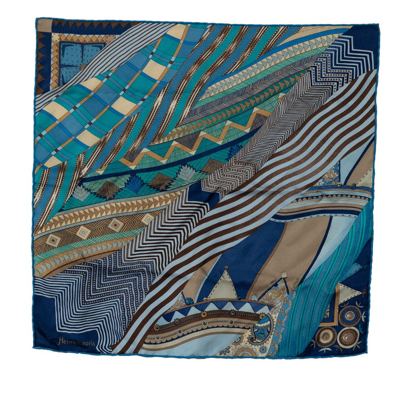 Carré Coupons Indiens Silk Scarf
