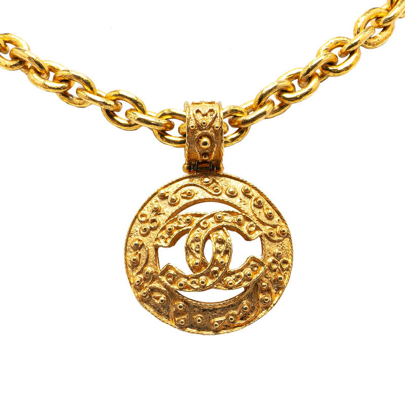 Chanel CC Chain Necklace Metal Necklace in Excellent condition