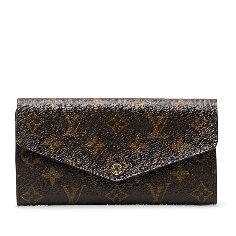 Louis Vuitton Portefeuille Sarah Canvas Long Wallet M62234 in Good condition
