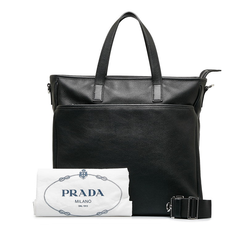 Prada Leather Tote Bag  Leather Handbag in Good condition